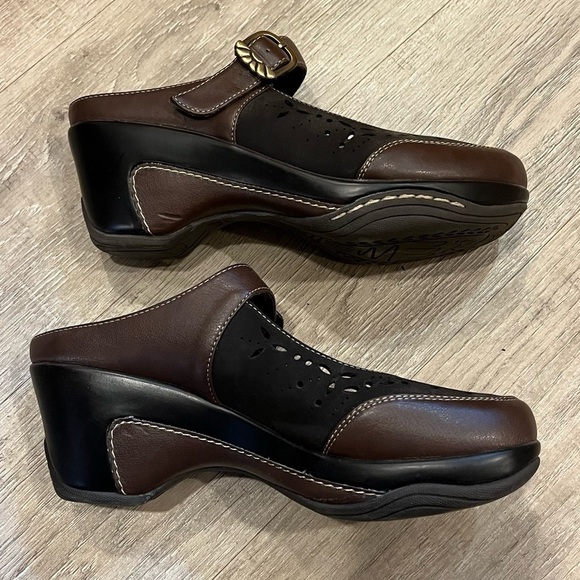 Rialto Comfort Shoes Brown Platform Mules size 8.5 - 9 - Picture 6 of 16